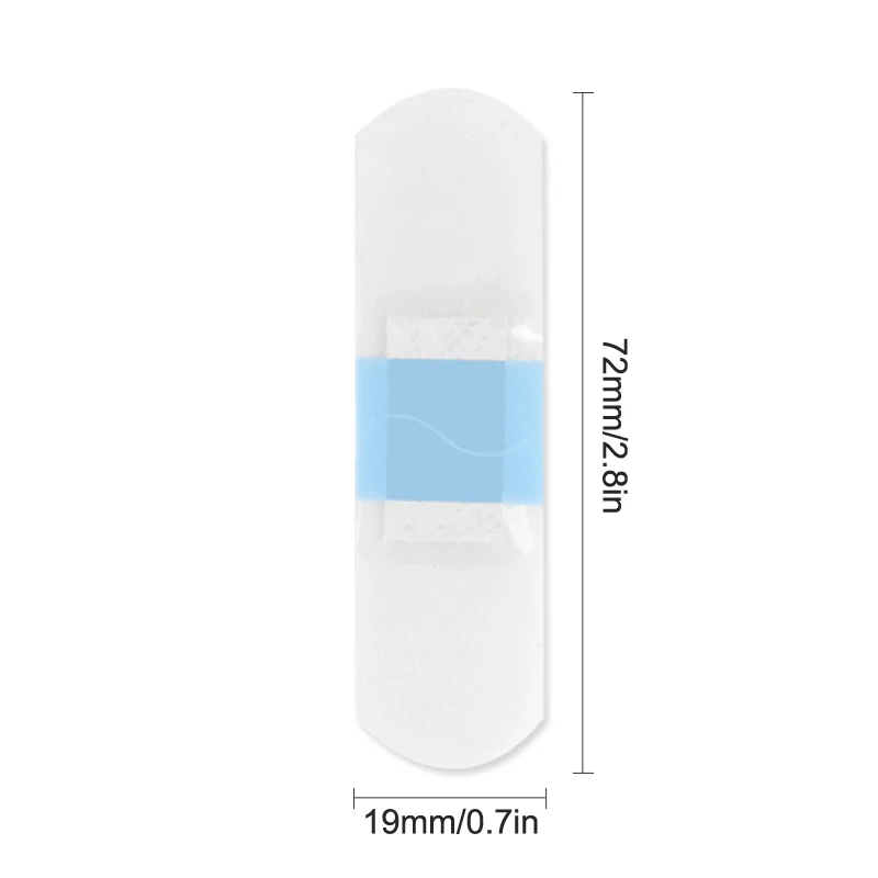 120pcs PU Transparent Waterproof Band Aid Adhesive Medical Strips Plaster for Wound Sports Bathing Home Travel First Aid Kit