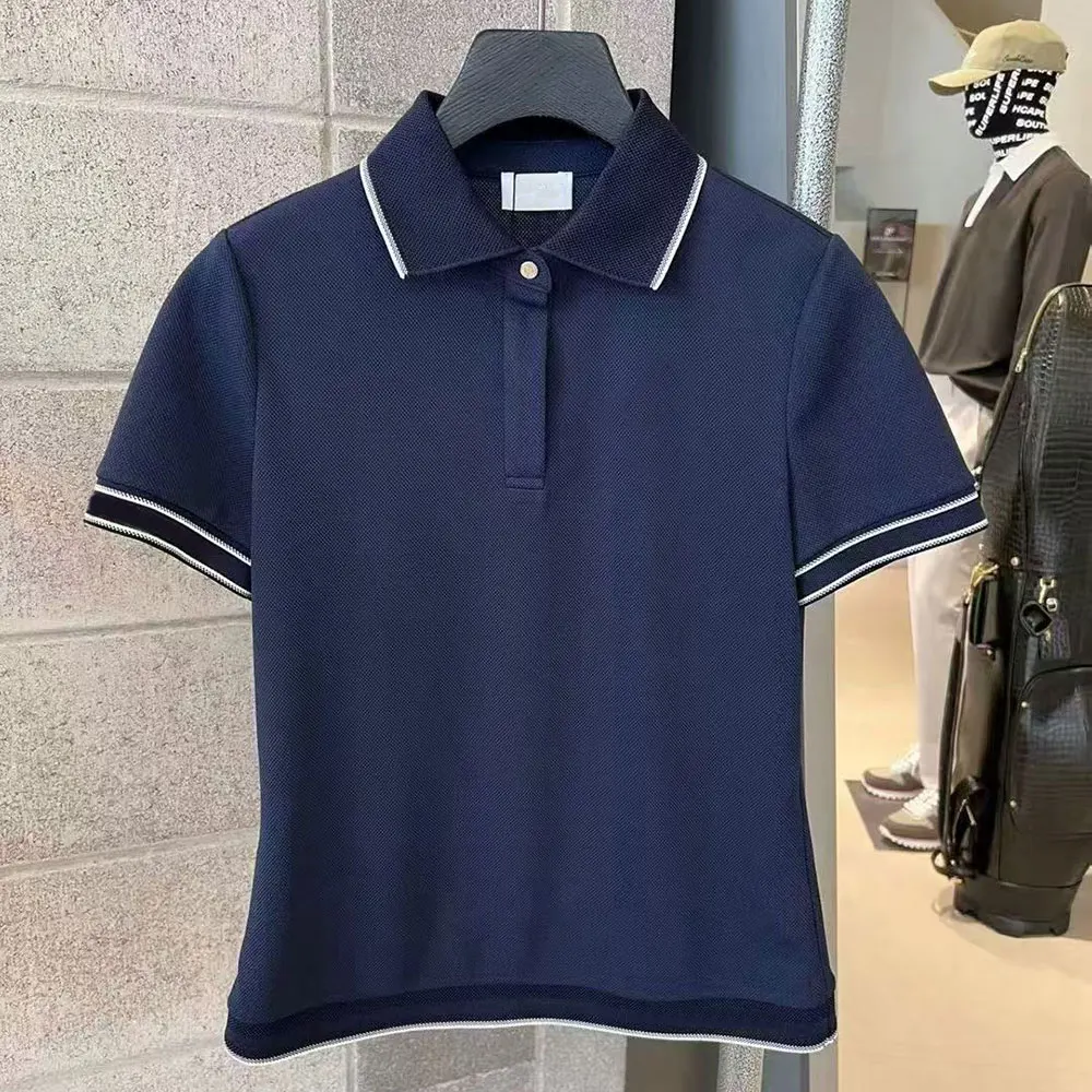 

Женская спортивная футболка для гольфа Весна/Лето 2026 из высококачественной жемчужной ткани и эластичного материала