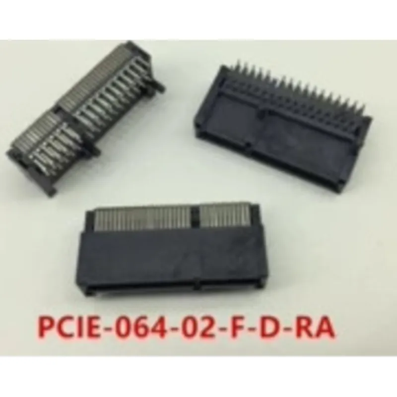 PCIE-064-02-F-D-RA  100.0mm spacing PCI-E 2x32 64 connector pin bend 1pcs