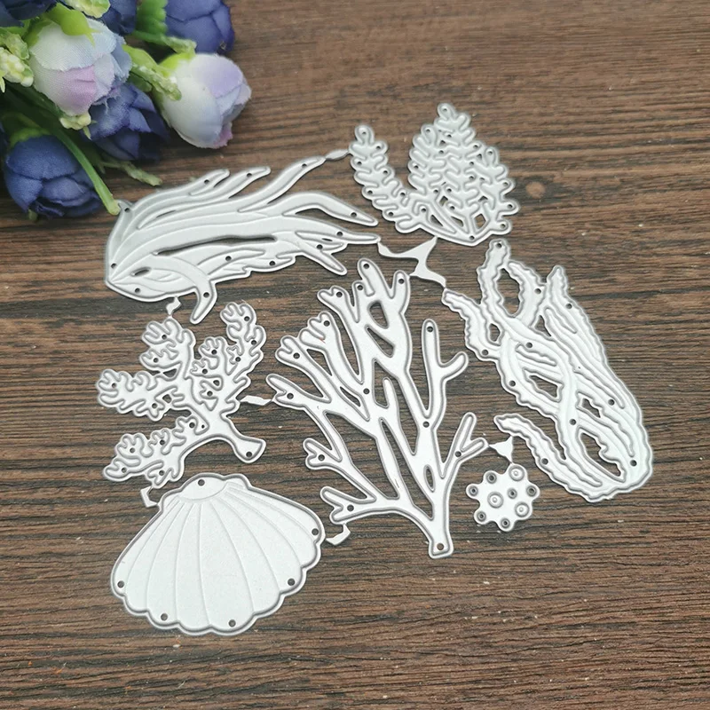 Sea creatures lace card Metal Cutting Dies Stencils For DIY Scrapbooking Decorative Embossing Handcraft Die Cutting Template