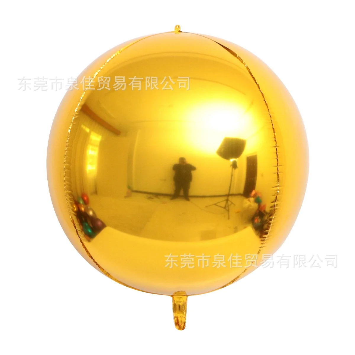 2/5 Stück 4D Runde Ballons 10 18 22 32 Zoll Metallisch Gold Silber Helium-Folienballons für Geburtstag Babyparty Hochzeit Party-Dekoration – Detail 10