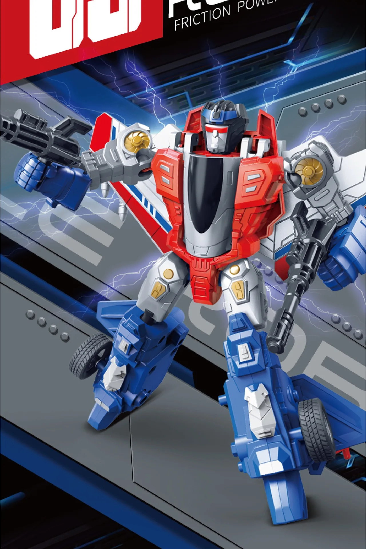 Children's Deformation Manual Deformation Robot Toy Model Simulation Inertia Fighter Deformation Robot Model Small Gift