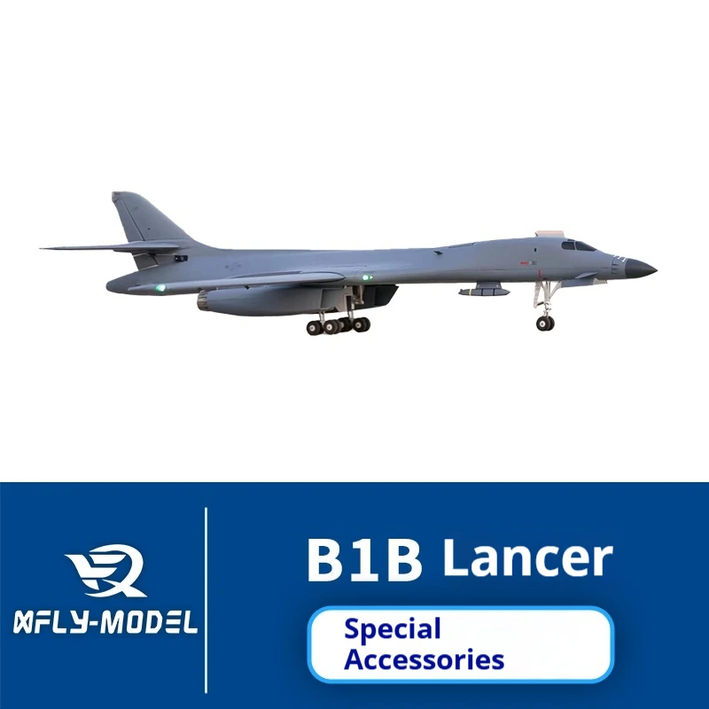 Xfly Double 70mm-B1b Accessories Main Wings  Flat Tail Head Cover Landing Gear Tire Motor Electric Adjustment