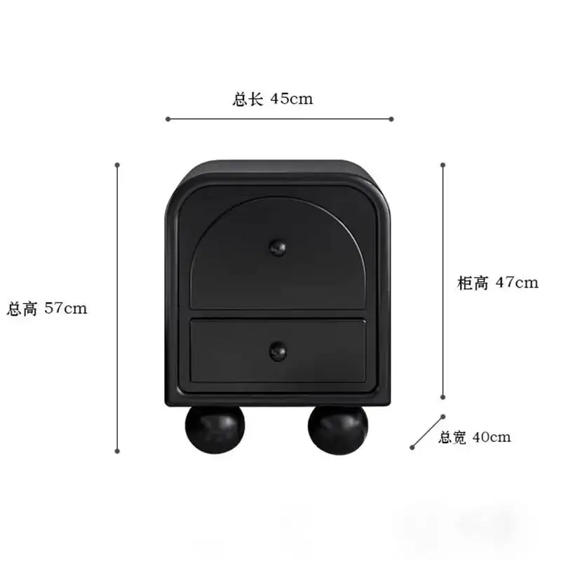 Mesitas de noche francesas con almacenamiento, mesitas de noche blancas, clásicas, minimalistas, pequeñas, modernas, Criado Mudo Para Quarto, muebles para el hogar