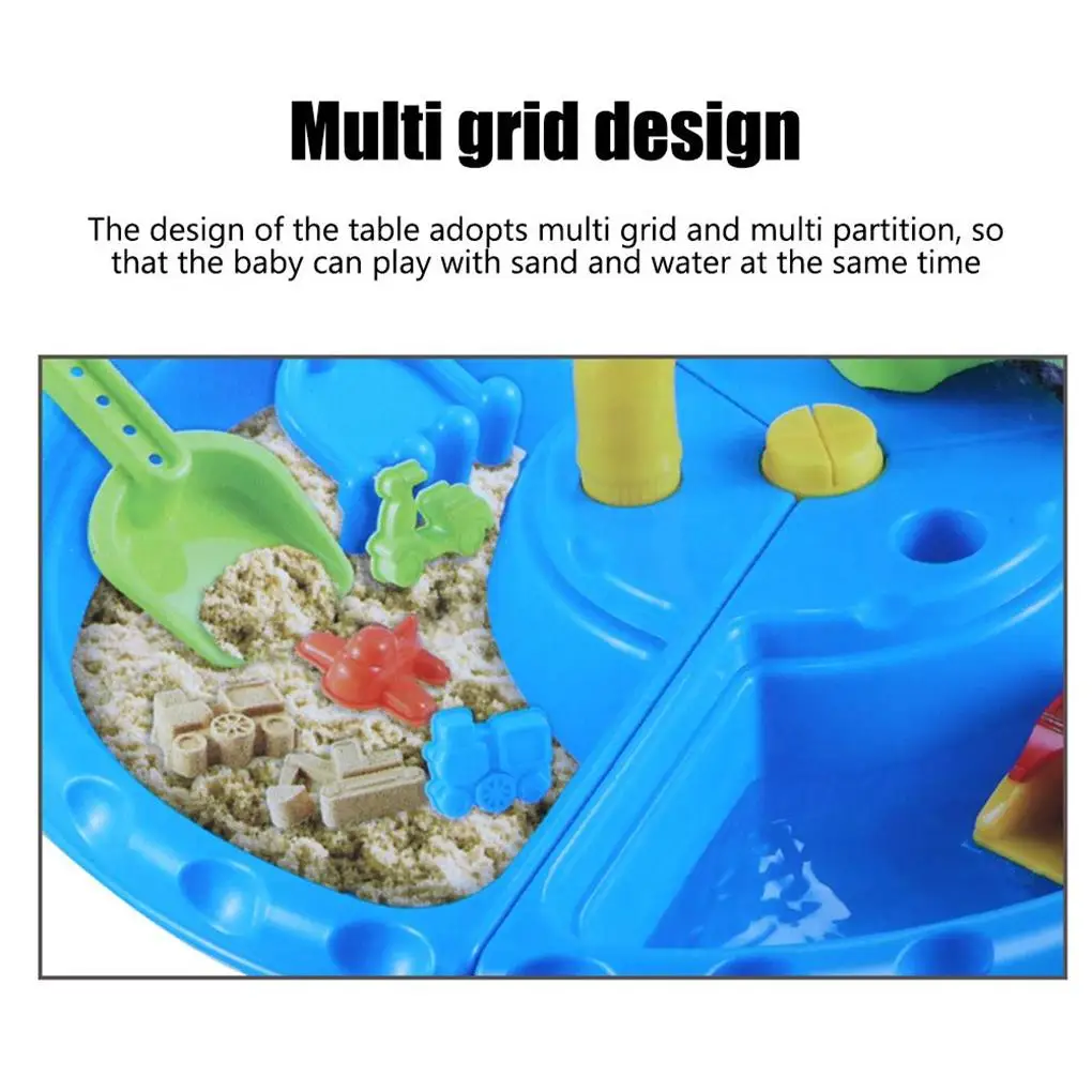 22 Pieces Sand Water Table Beach Toys Rain Showers Paddling Sensory Desk Early Education for Toddlers 1-3 Years