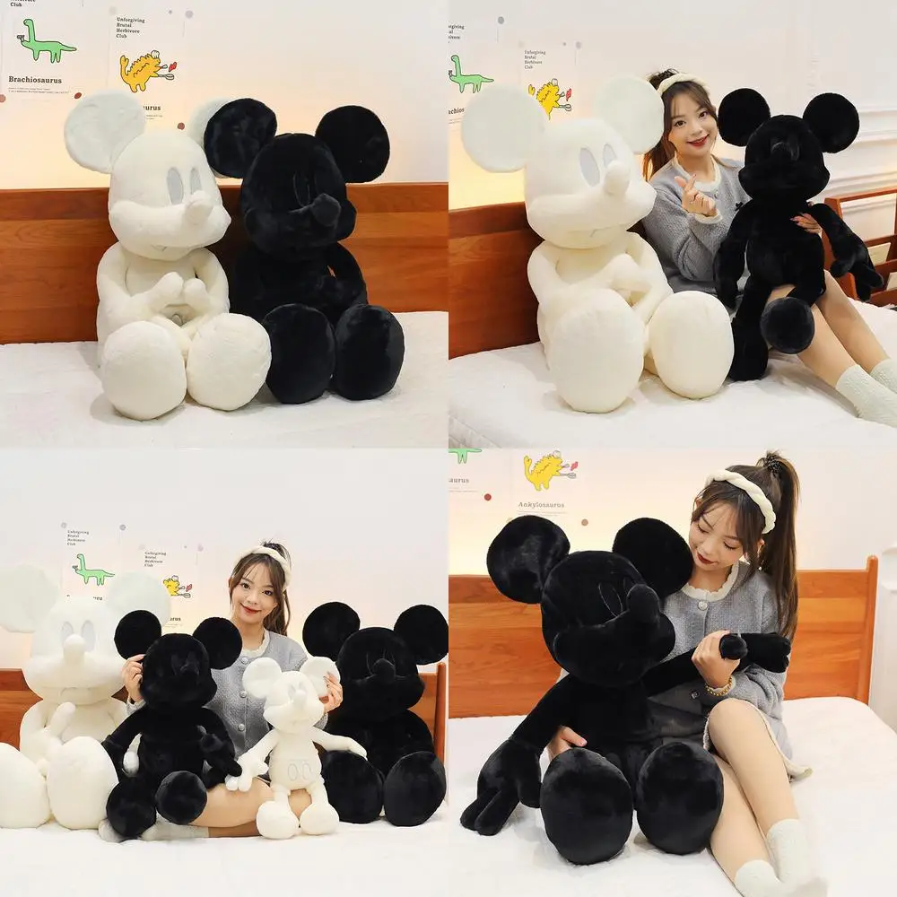 

Kawaii плюшевая игрушка, мягкая кукла, Микки Сем Маус, мультяшная мягкая пара украшений для кровати, детский подарок на день рождения для детей, милые мягкие игрушки