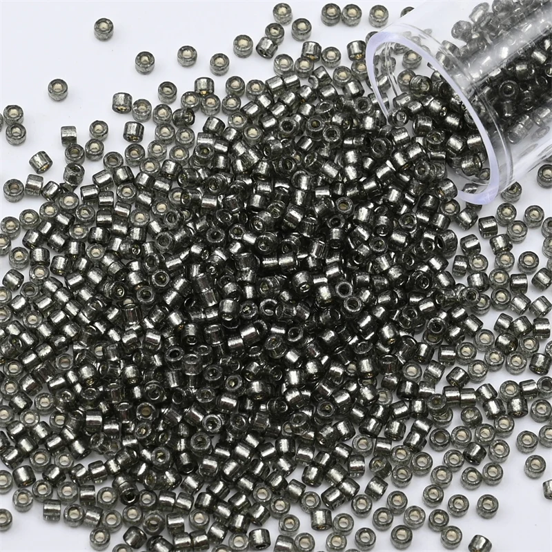 2mm Silver Colour Mini Japanese Glass Beads for DIY Craft