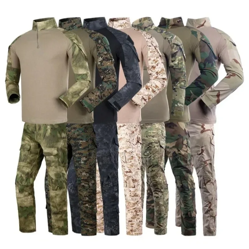 

Tactical Uniform BDU Set Paintball Airsoft Sniper Clothing Men Camo Outdoor Sports Training Hiking Hunting Clothes Ghillie Suit
