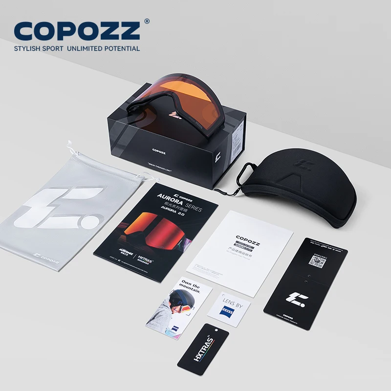 COPOZZ New Zeiss Replacement Ski Goggles Lens For Model 24100 Ski Glasses (Lense Only)
