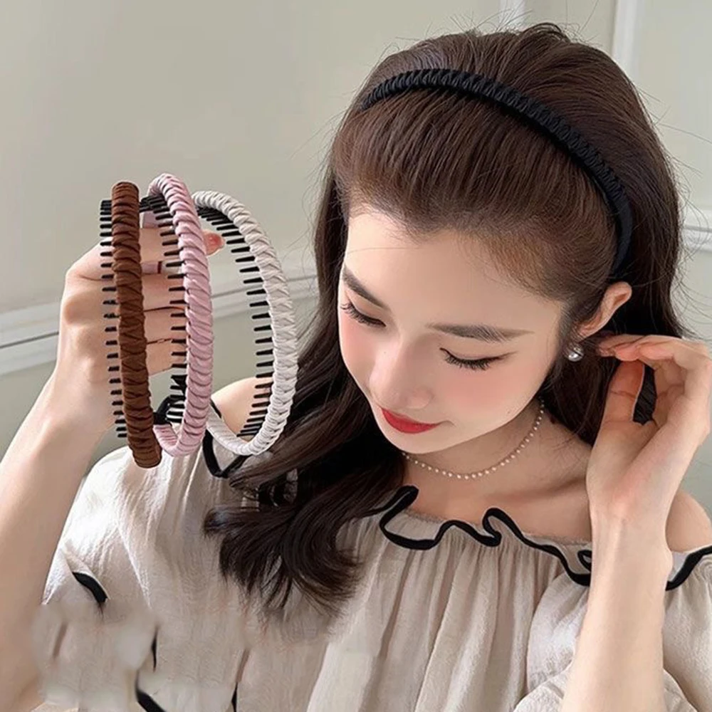 

3Pcs New Style Anti-Slip Hairband For Women Perfect For Face Wash Hair Organizing Summer Hair Accessory Versatile Headband