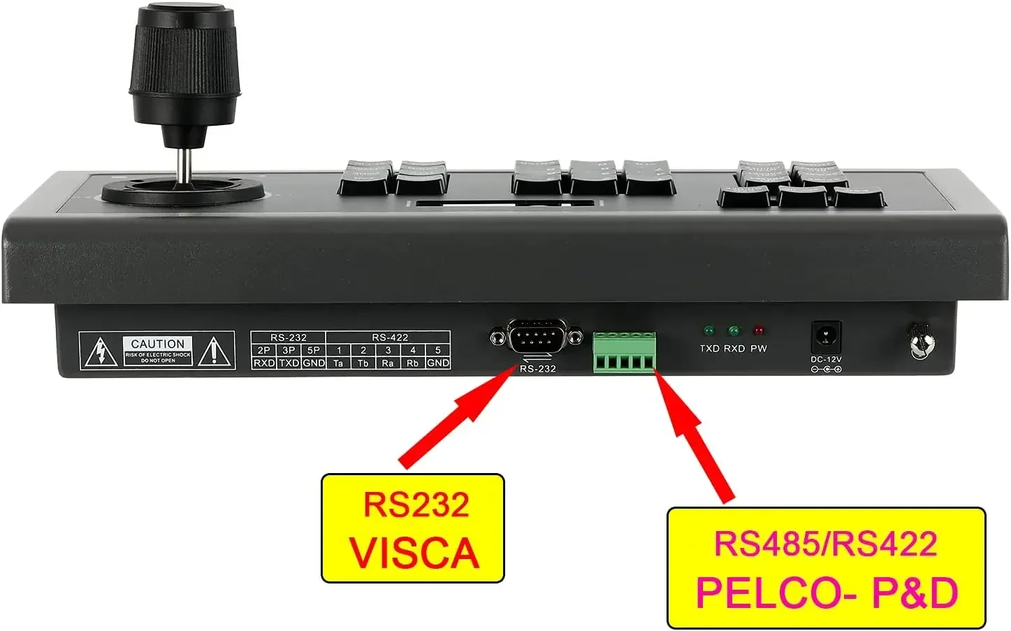 Cyber Monday Sale PTZ Controller with 3D Joystick Broadcast and Professional Video Production Support PELCO D/P RS232 RS485