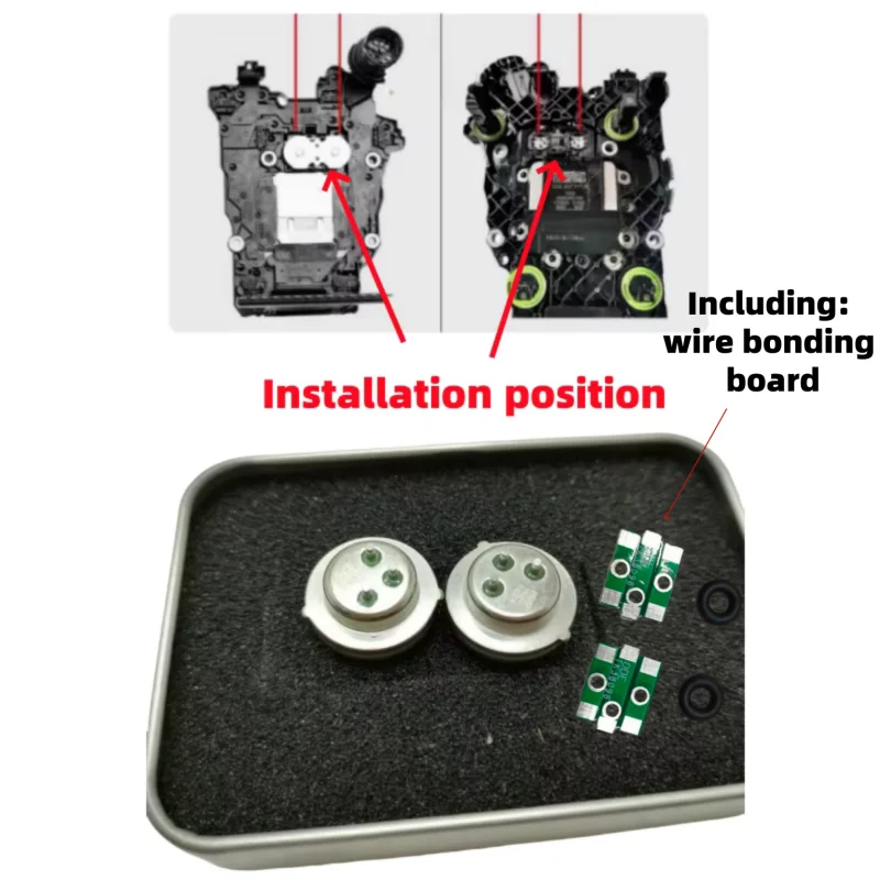 Pair of 2 pcs 0DE 0GC DQ380 DQ381 DQ500 Transmission Pressure Sensor Control Unit TCM TCU 725.0 For Audi Q3 VW Scirocco Tiguan