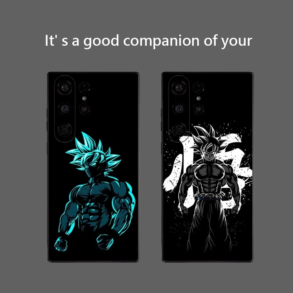 WuKong Dragon GokU-Es Phone Case For Samsung Galaxy S25 Ultra S22 S23 S24 Ultra S21 S20 5G Protective Soft Silicone TPU Funda