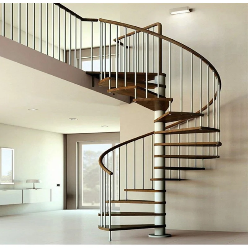 Custom.2025 High Quality Modern High End Rustic Staircase Metal Staircase Home And