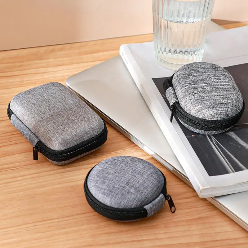 Mini  Digital Product Storage Bag Portable Headphone USB Data Cable Charger U Stick Storage Case Shockproof Protective Case
