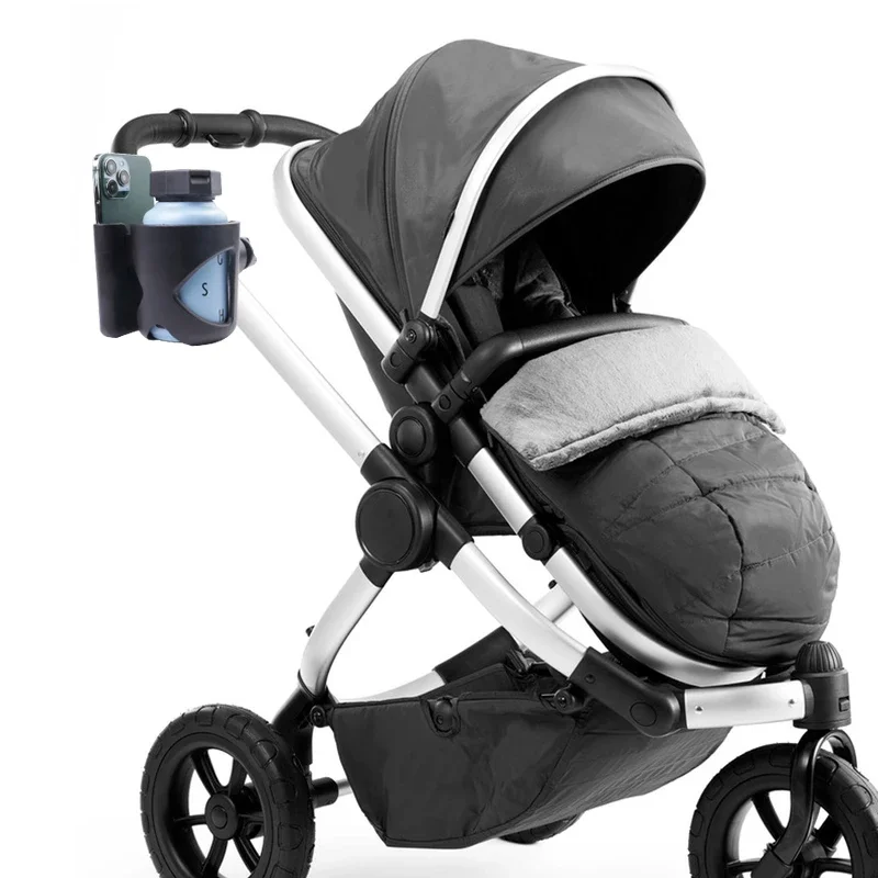 2024 Neues Produkt Kinderwagenzubehör Getränkehalter für Kinderwagen Babyprodukt Kinderwagen Getränkehalter mit Telefonhalter