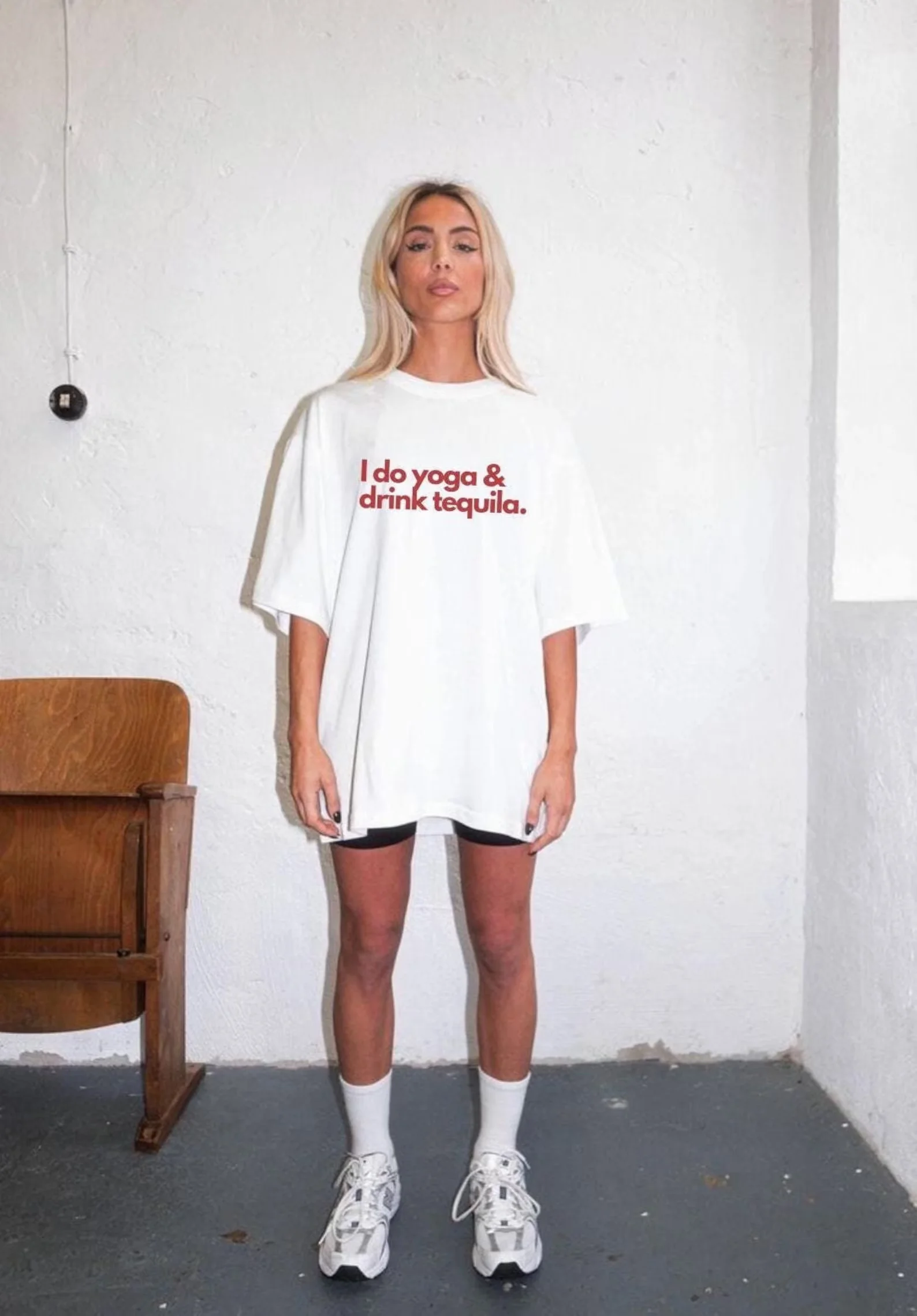 Sugarbaby je fais Yoga et boire Tequila T-Shirt fille chaude chemise filles week-end cadeau été mode T-Shirt à manches courtes t-shirts