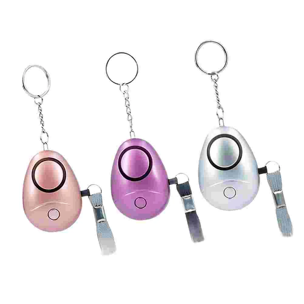 3Pcs 140DB Personal Alarm Emergency Personal Security Alarm with LED Flashlight Safety Defense for Women/Night Random Color