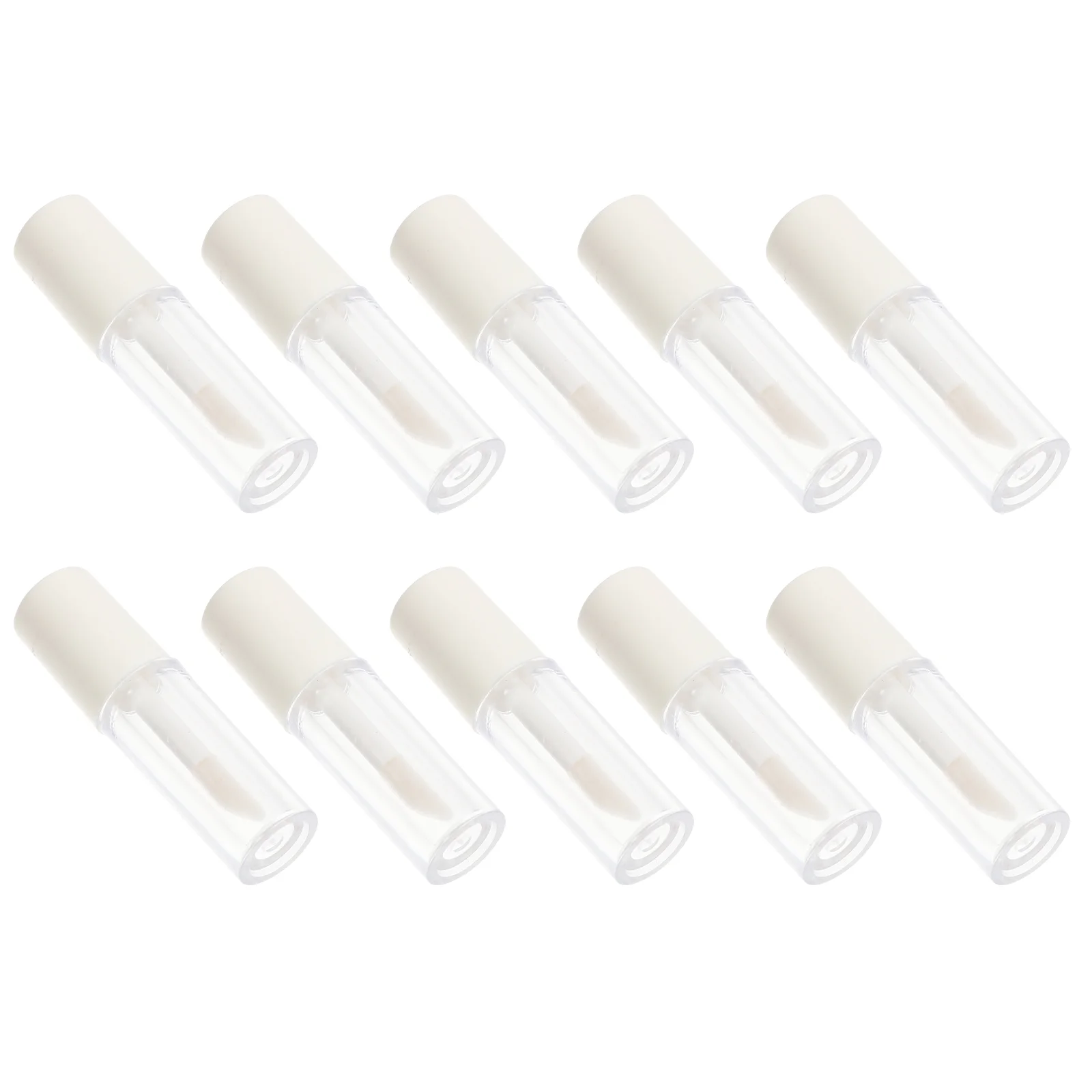 Empty Tube of Lip Gloss Refillable Lipstick Bottles Holders Glazes Small Balm Tubes DIY Black