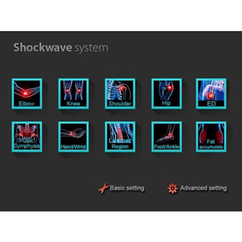 Хороший эффект эректильной дисфункции Shockwave физиотерапия машина вибратор Ed шок волна Механический Массаж Dhl инструмент