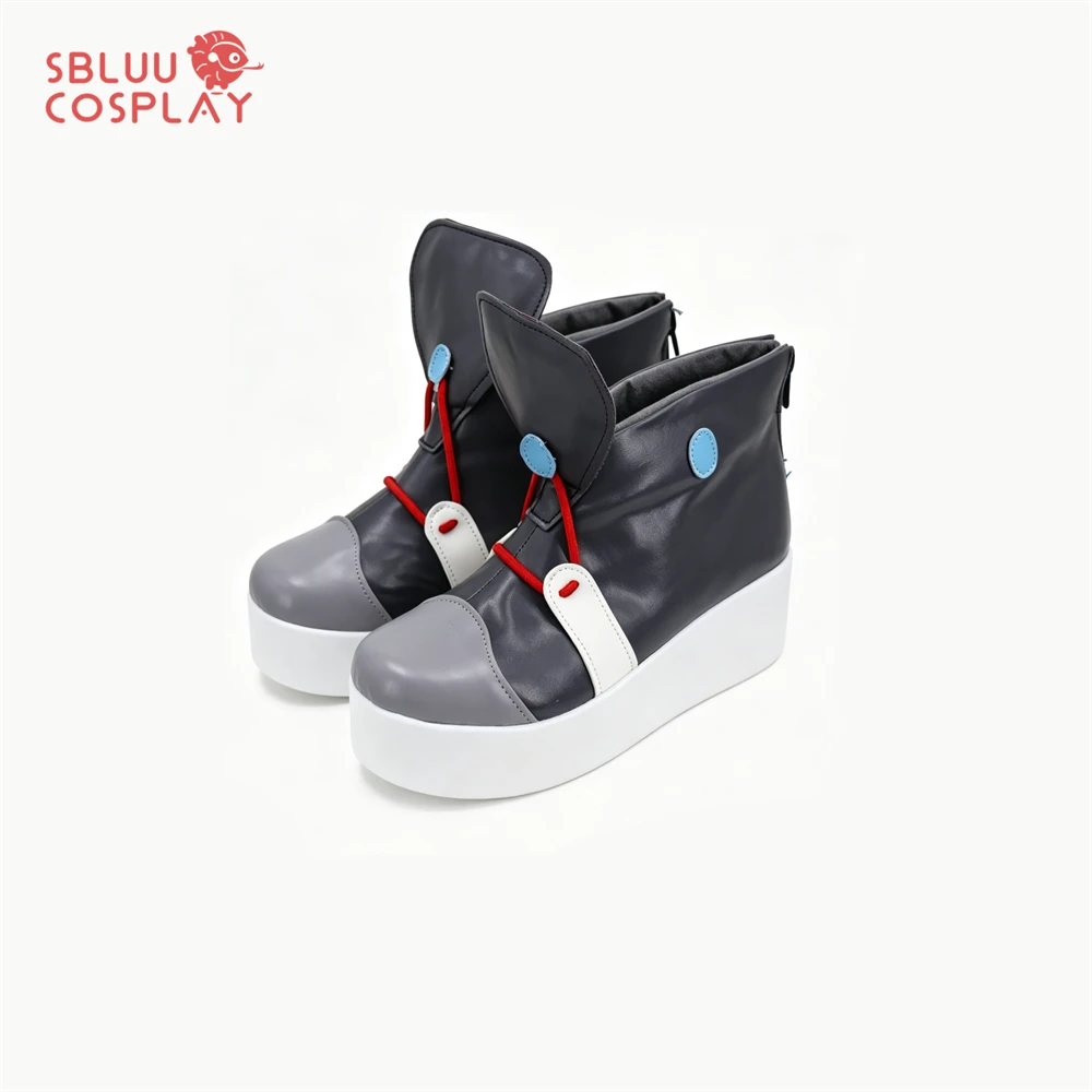 SBluuCosplay Virtual YouTuber VTuber Saegusa Akina Cosplay Shoes Custom Made Boots Halloween Christmas Prop