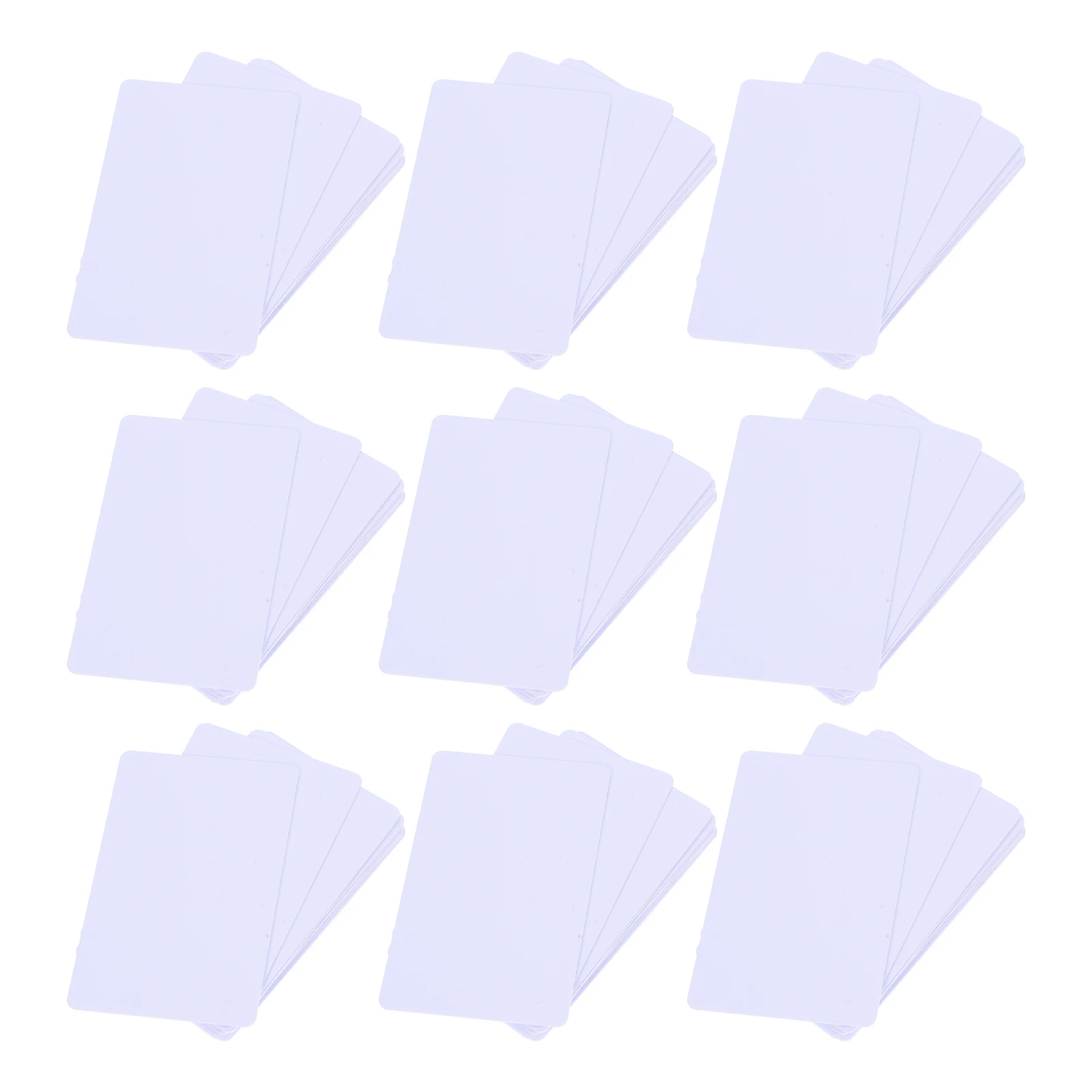 

250pcs Printable Chip White Pvc Blank Cards For Id Credit Card Blanks Diy Business Student Game Cards Compatible With Card