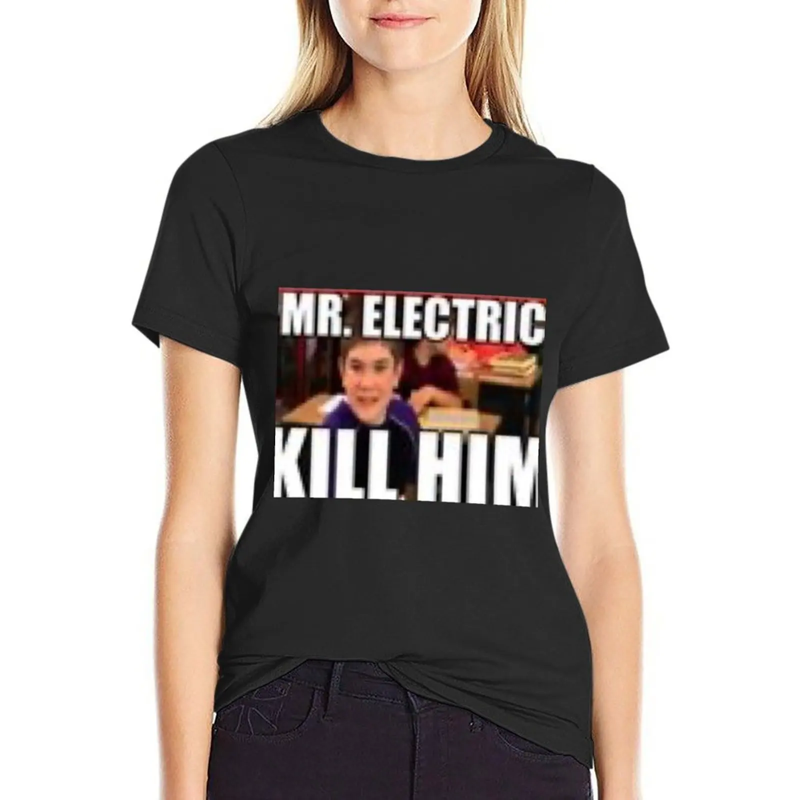 mr electric, do it T-Shirt cute tops vintage Women's clothing