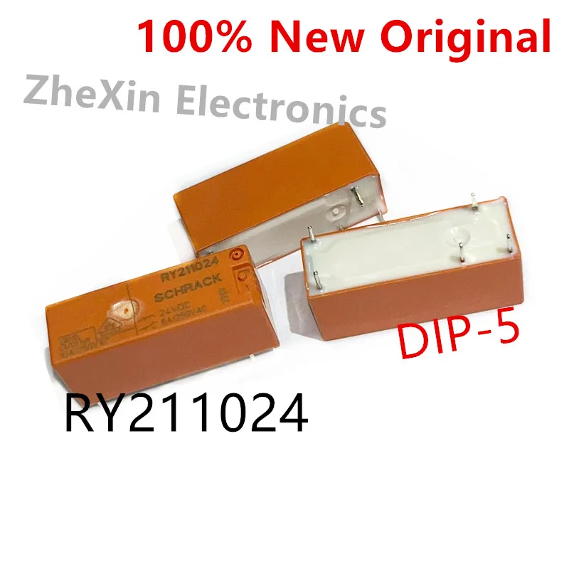 5PCS/Lot  RY211012 、RY211024 、RY211048   DIP-5   New original universal power relay  12VDC  24VDC    4-1393224-6、4-1393224-9