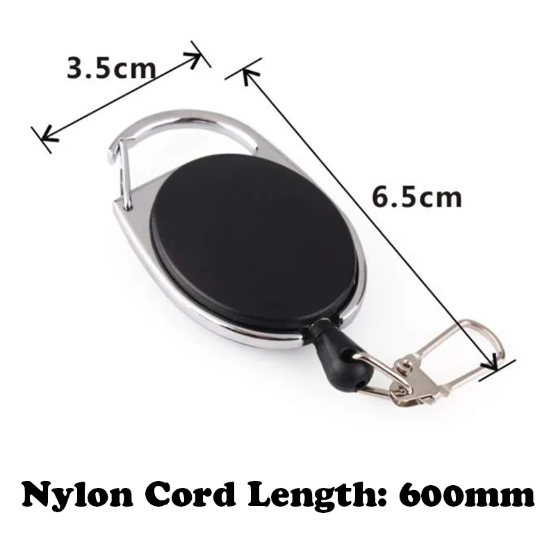 3Pcs/lot Fly Fishing Tools Zinger Retractor Extractor Keeper Tether Retractable Reel Anglers Badge Holder Fishing Tackle Boxes