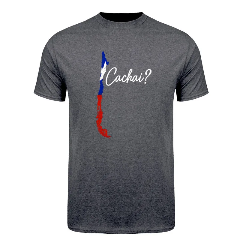 Chile Ya Po Chilean Flag Chile Flag T Shirt Short Sleeve Graphic Tshirts Mens Clothing T-shirt HJ-038