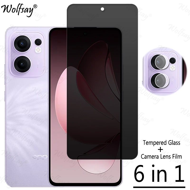 Privacy Screen Protector For Oppo Reno13 F 4G Anti-Spy Tempered Glass Oppo Reno 13F 4G Full Cover Glass For Oppo Reno 13F Glass