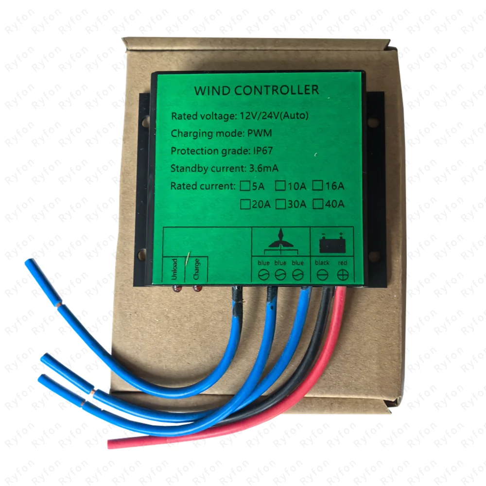 48V PWM Charge Controller Wind Turbine Generator System 12V/24V AUTO PWM Controller 48V 10A-40A PWM For Home Appliance 30A-40A view 5