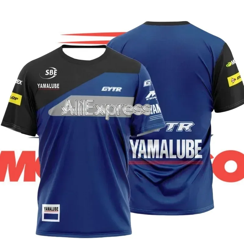 

New Dominant Men's 3D Printing Team Motorcycle Super Motorcycle Off Road T-shirt Women Quick Drying Breathable Round Neck Shirt