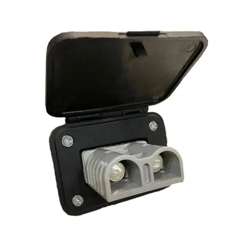 BAAU 1 قطعة 120A لأندرسون التوصيل فلوش جبل قوس لوحة قوس مع غطاء رمادي لقافلة 2 غرز السيارات السفن Pa