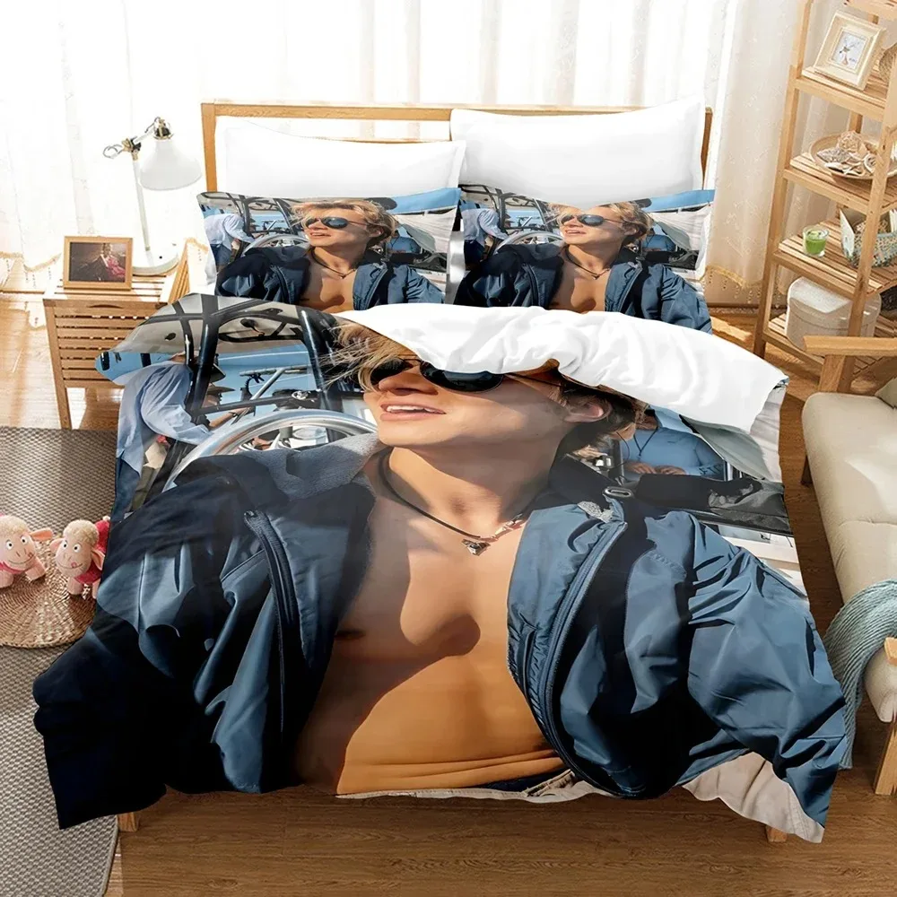 Juego de cama JJ Maybank, juego de funda nórdica Rudy Panko, juego de funda de edredón doble tamaño King Queen para decoración del hogar, ropa de cama
