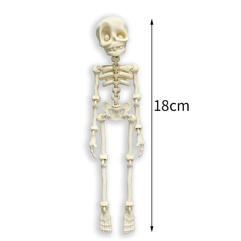Magnete magnetico per frigorifero con teschio posizionabile da 1 pezzo, divertente regalo di Halloween, decorazione per cucina e sala da pranzo, ornamento, accessorio per la casa