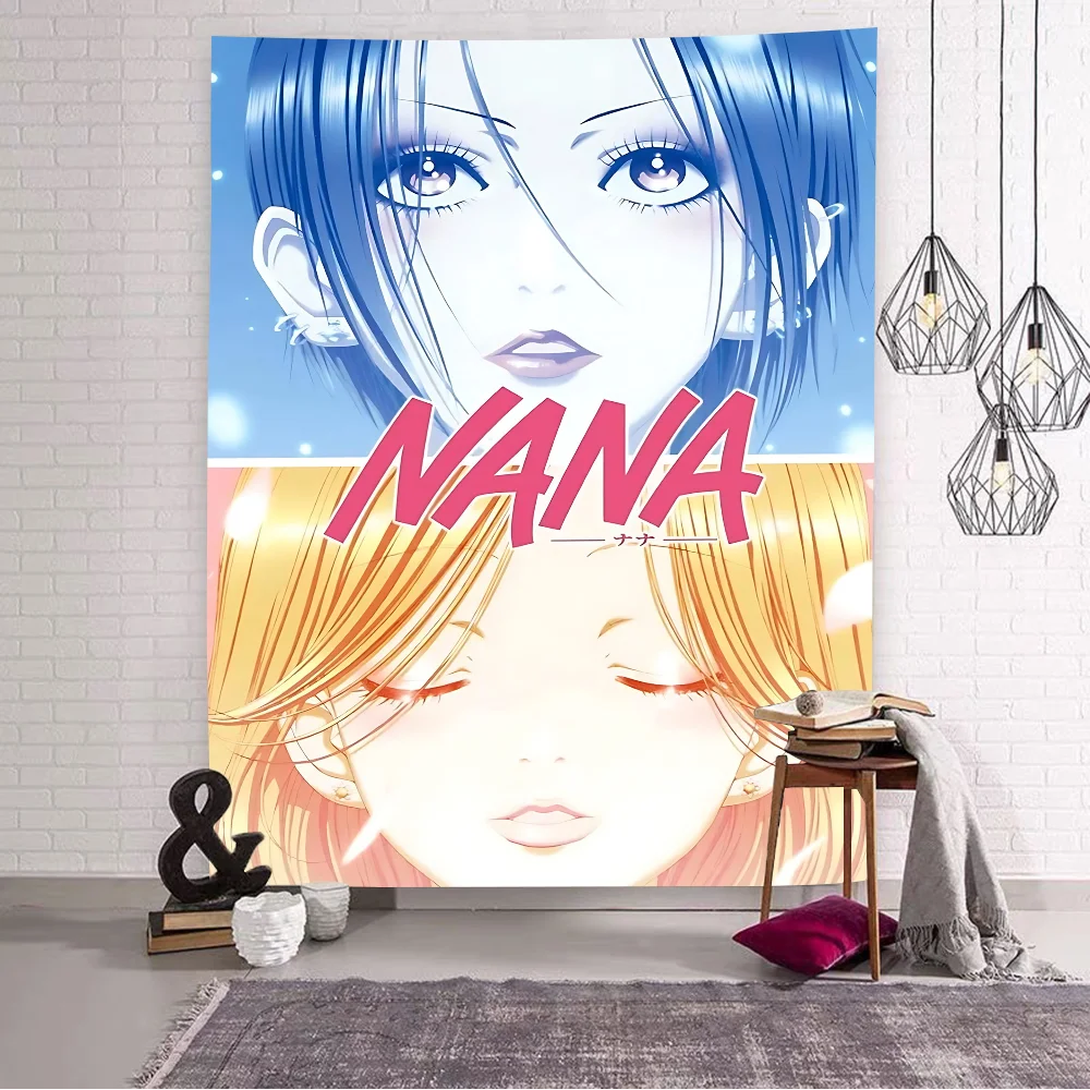 

Anime Nana Backdrop Decoration Children Birthday Baby Shower Boy Girl Happy Birthday Banner Party Background Decoration