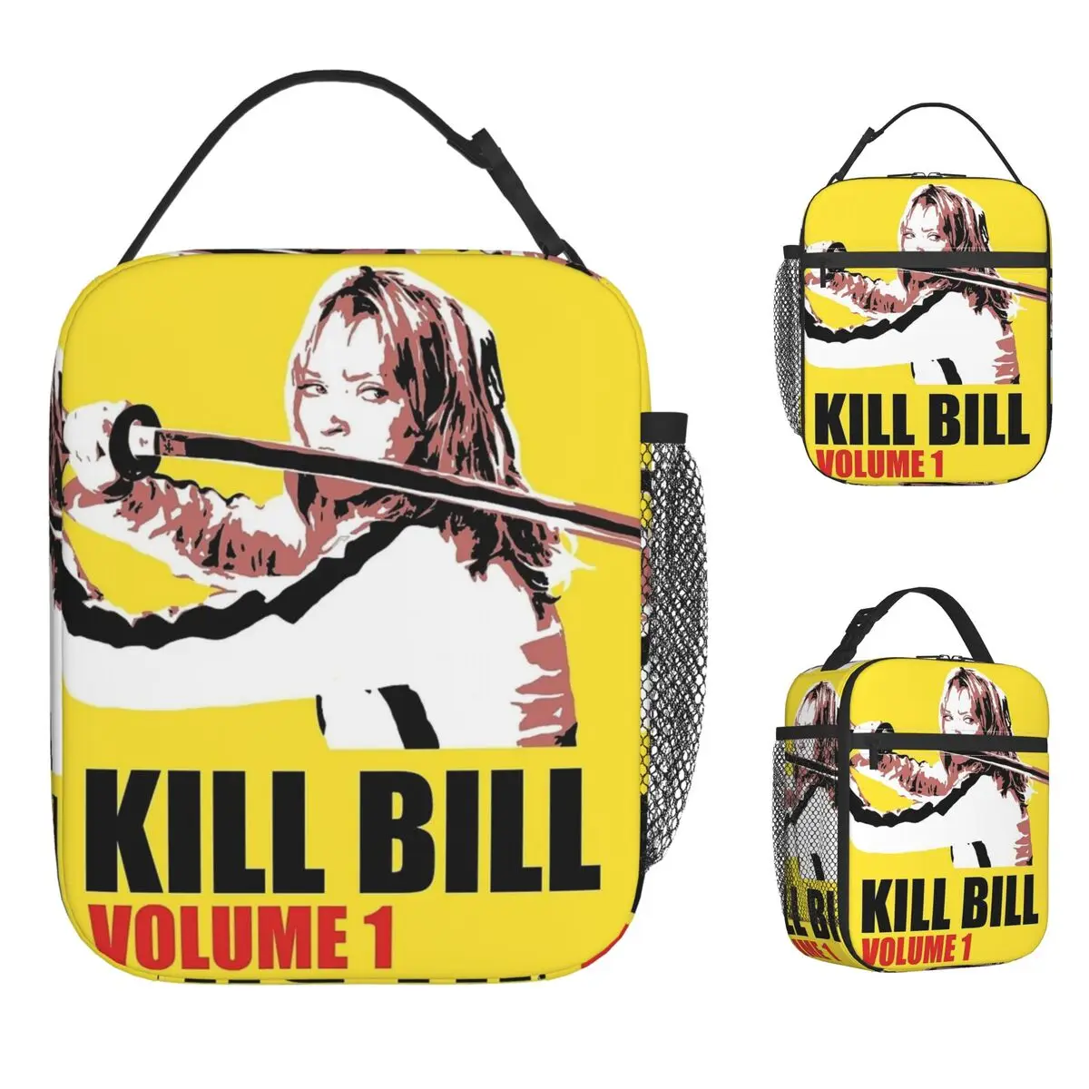 

Сумка для обеда Kill Bill The Bride для детского ланча, забавная сумка-холодильник для пикника, портативная водонепроницаемая термосумка на молнии
