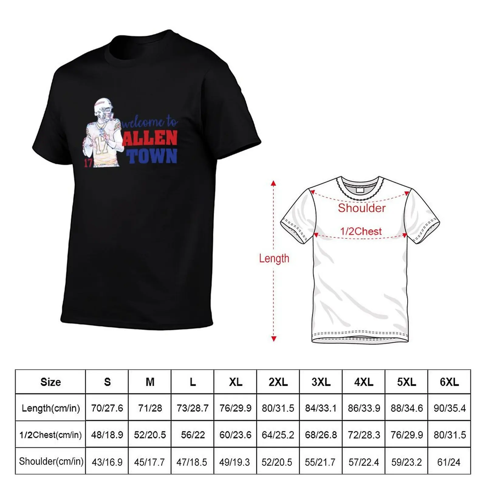 Allen Town T-Shirt kawaii clothes boys whites sweat shirts, men