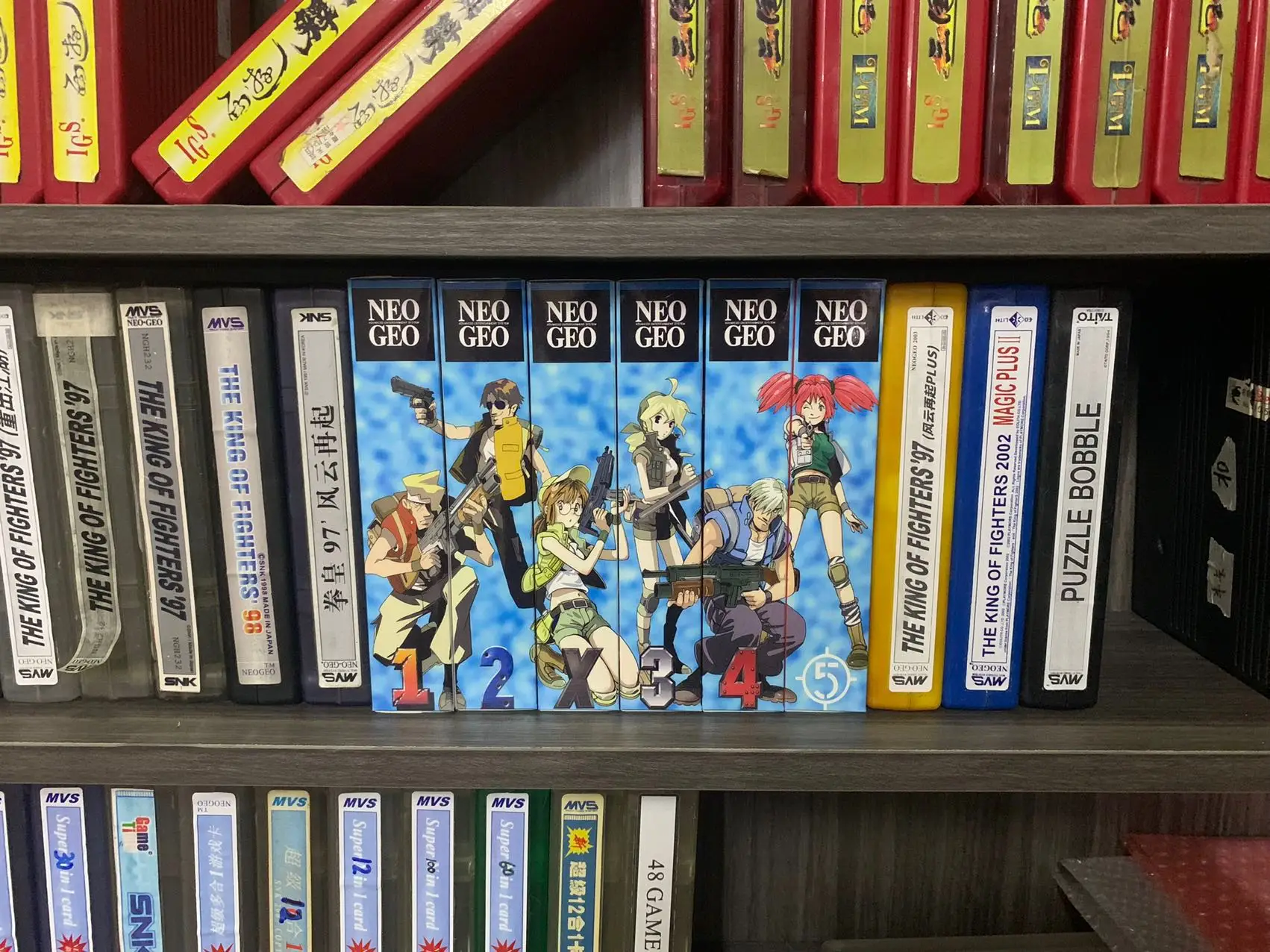 Arcade SNK  NEO GEO  Mvs Cassette Color Box