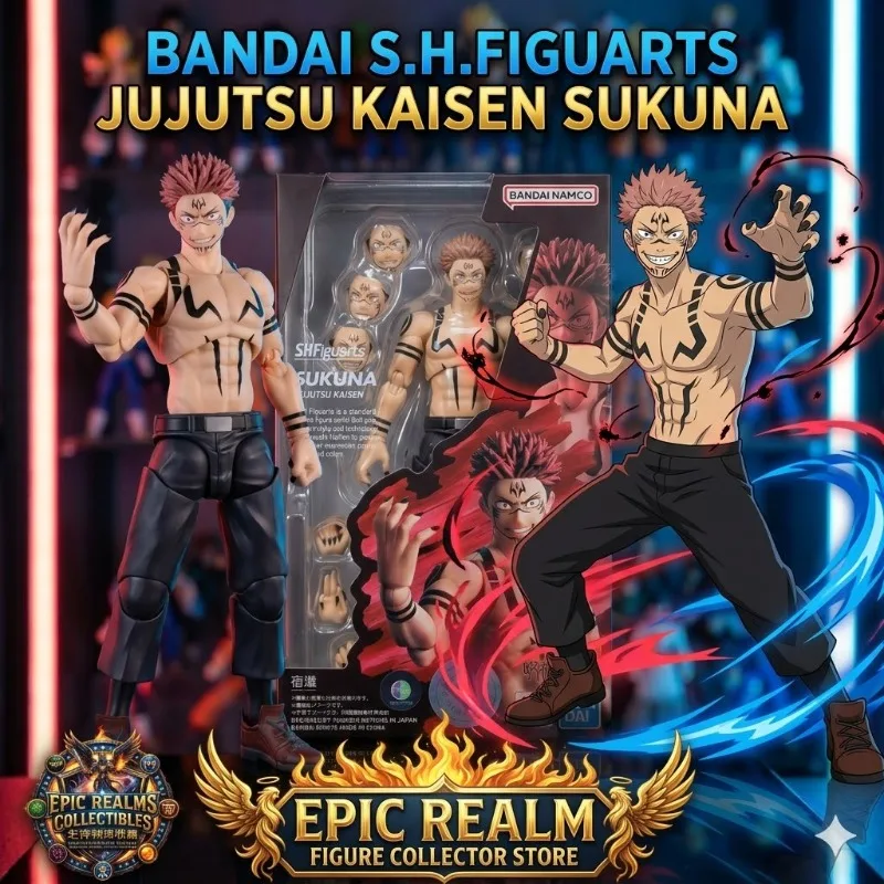 

Brand new in stock 100%Original BANDAI Jujutsu Kaisen Ryomen Sukuna PVC Model Toys holiday gifts Megahouse Ornaments