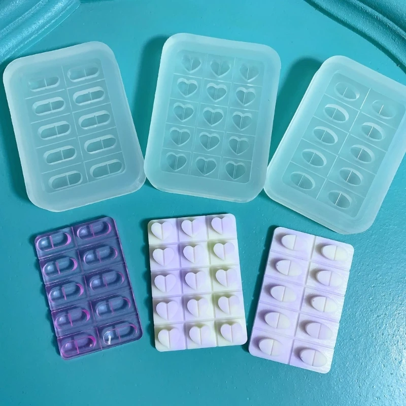 Personalized Tablets Mold Capsules Medicine Making Mould Resuable Silicone Casting Mold Versatile Drugs Pellet Moulds