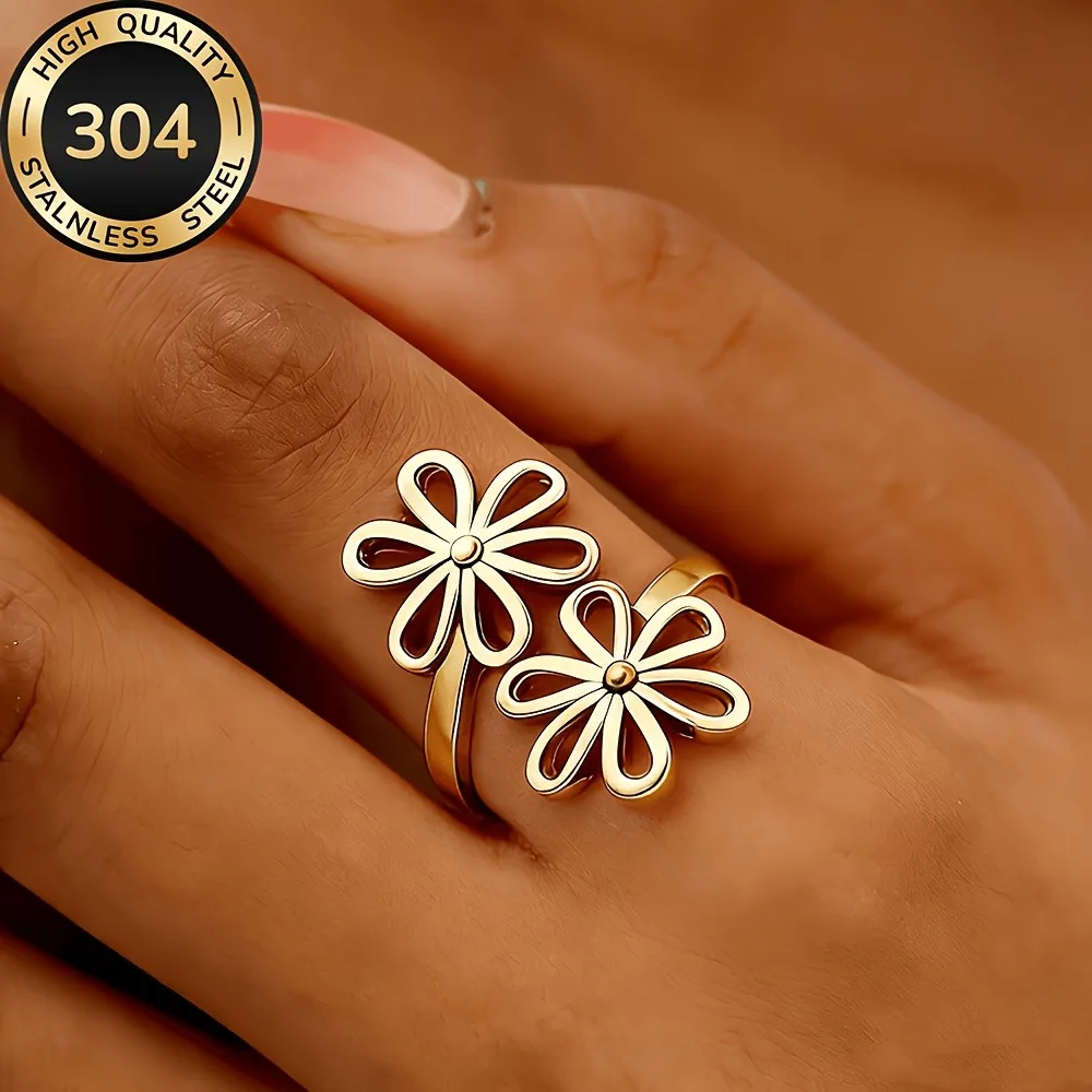 Hypoallergenic Open Ring, Zinc Alloy Fade Resistant Simple Elegant Women Band, Fashion Jewelry for Daily Party Gift