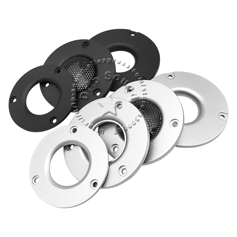 لوحة غطاء مكبر صوت 3 بوصة ، مكبر صوت دائري مزخرف ، لوحة ثابتة ، فتحة 30.8 مللي متر ، OD80mm