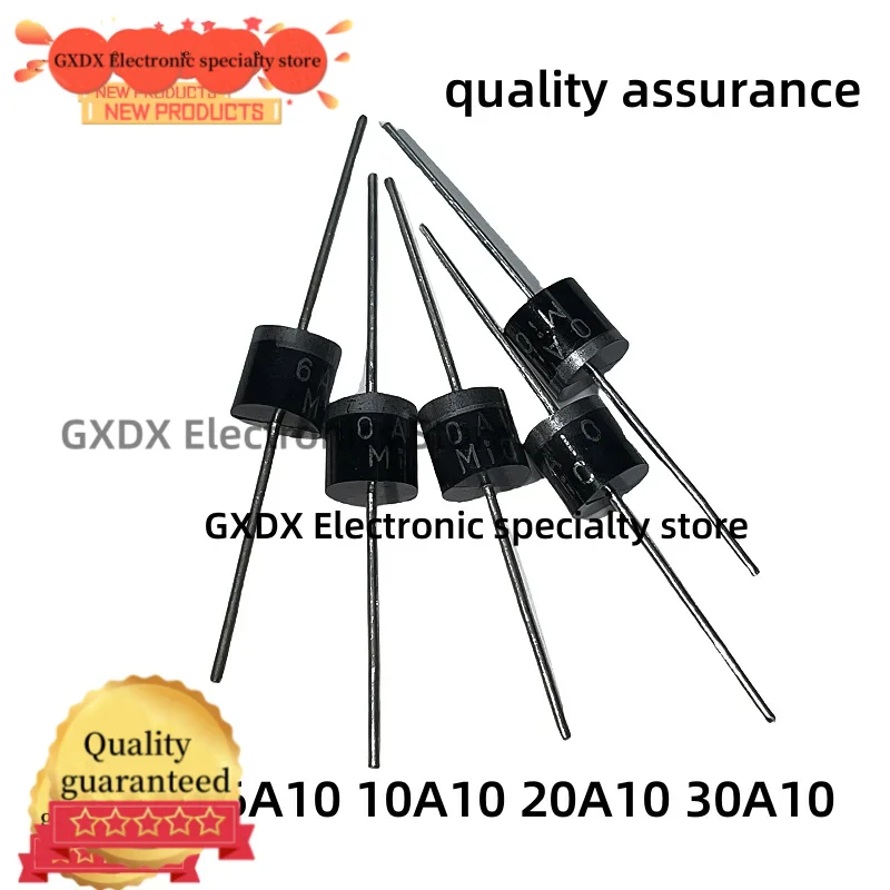 20pcs/lot 100% NEW quality 6A10 10A10 20A10 30A10  Rectifier Diode 6A 10A 20A 30A  R-6 1000V 2000V