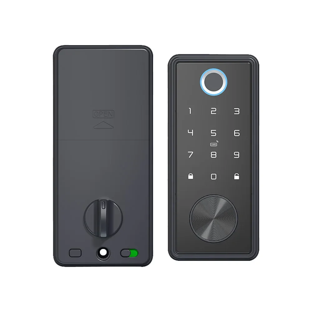 SZMYQ Tuya WiFi Smart Door Lock Deadbolt Lock with Door Open Sensor Smart Door Lock with Fingerprint