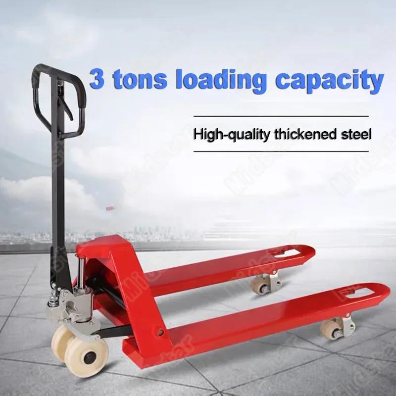 Hand Pallet Truck 3 Tons Load Capacity Manual Hydraulic Scissor Lift