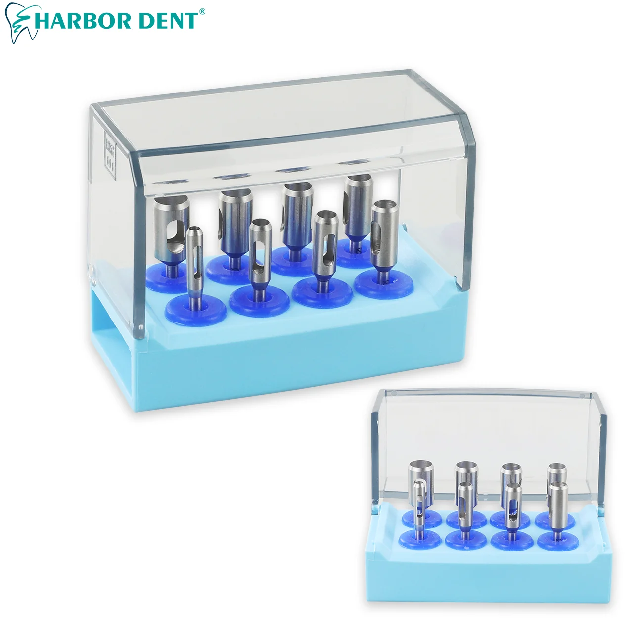 

8pcs/set Dental Implant Trephine Bur Drill Tissue Stainless Steel Dentist Instrument For for Low Speed Machine