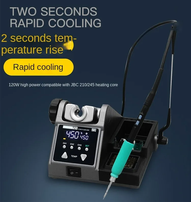 Constant temperature soldering station mobile phone maintenance 120W high power electric soldering iron