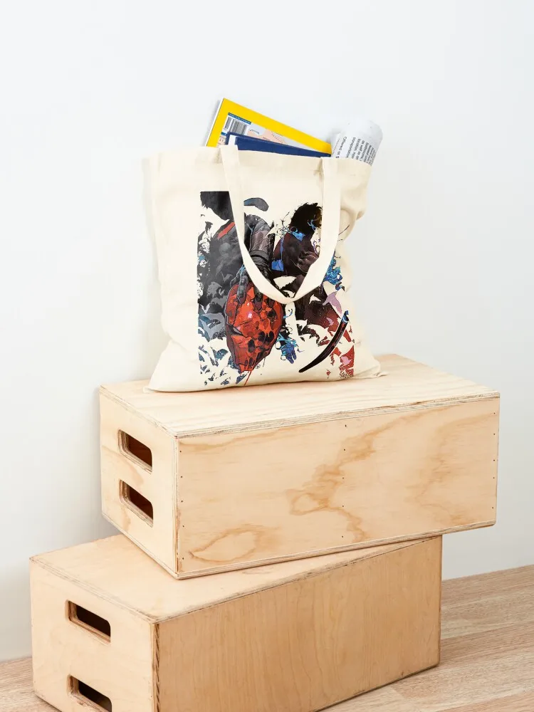 Red Hood and Nightwing Tote Bag shopper bags Portable shopping bag handbag tote bag screen